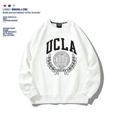 ucla美国加州大学洛杉矶分校连帽卫衣男女加绒纪念帽衫衣服定制潮