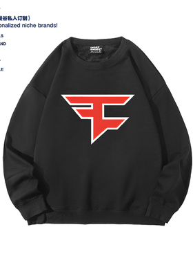 Faze Clan战队服游戏CSGO比赛衣服 RAIN潮男宽松套头圆领休闲外套