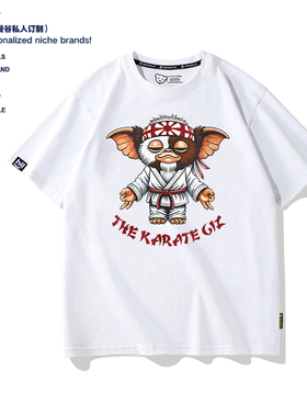 美剧龙威小子The Karate Kid眼镜蛇Cobra Kai功夫空手道短袖t恤潮