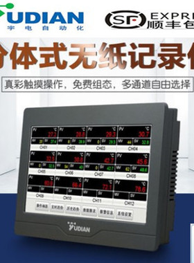 厦门宇电AI-3150S/AI-3170S/AI-3190S分体式多通道无纸记录仪表