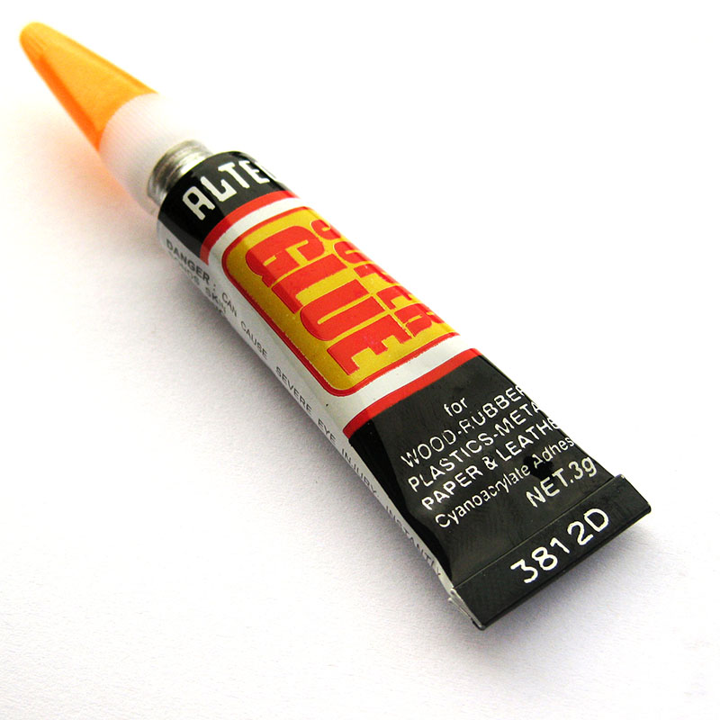 台球用品 配件 台球杆皮头胶水 皮头修理工具 换皮头安特固快胶