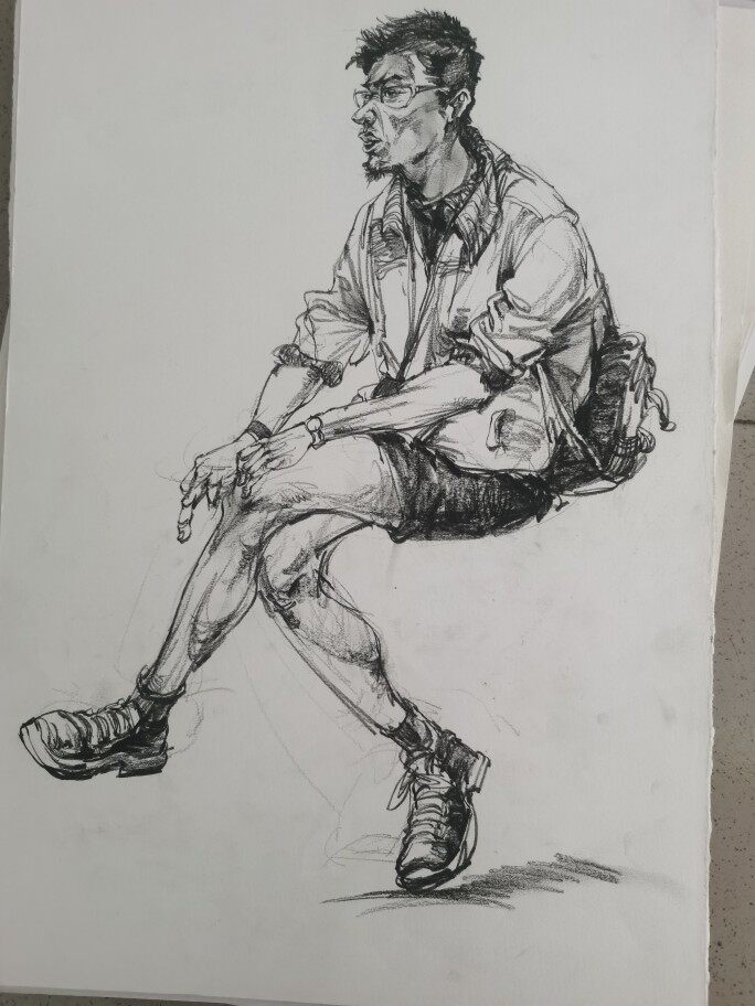 速写代画手绘人物场景头手脚照片写生临摹可接定制急单大量单优惠