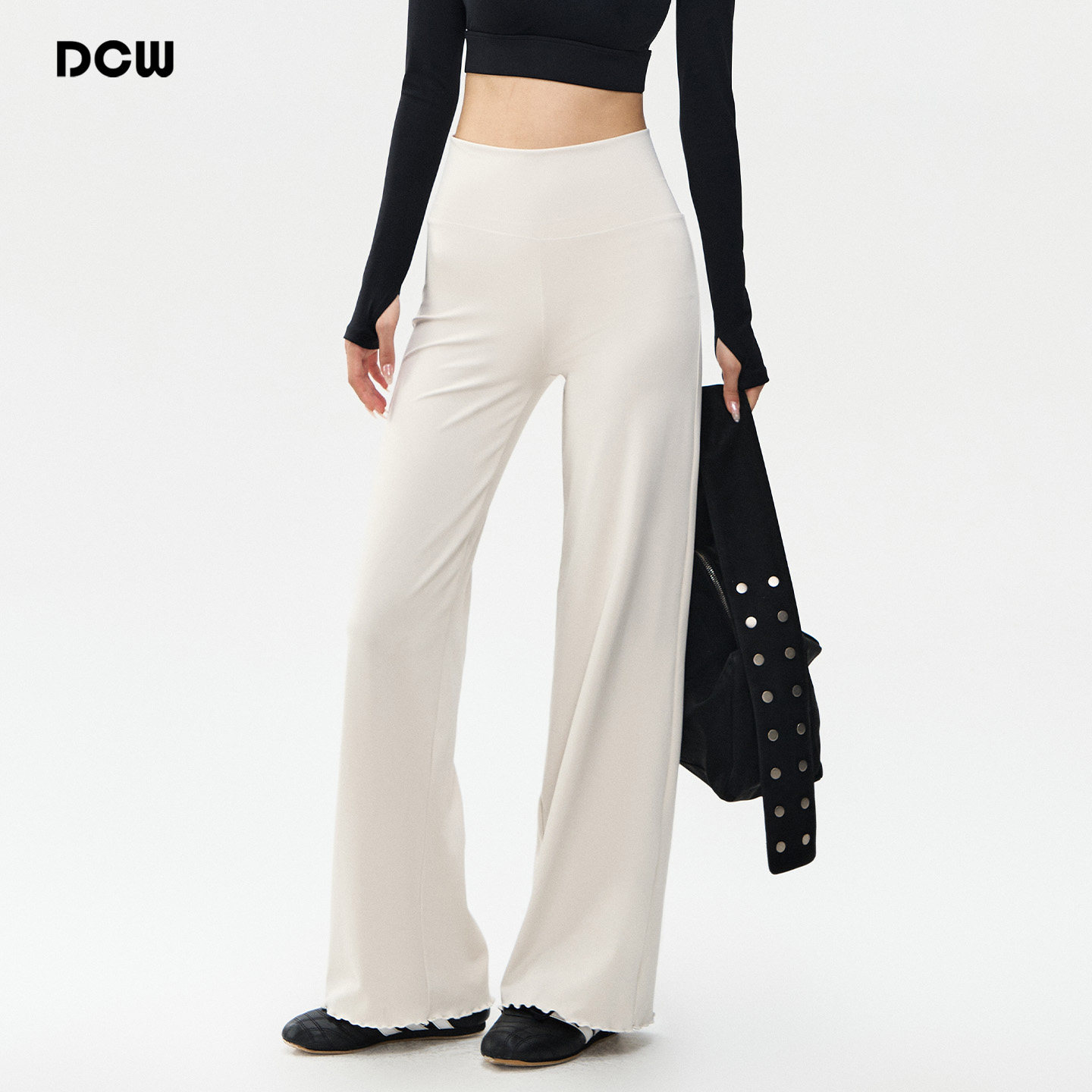 DCW垂感瑜伽长裤女宽松显瘦高腰收腹运动裤普拉提训练户外健身裤,运动服/休闲服装,运动长裤,淘宝优惠券,粉丝福利购,淘宝优惠卷