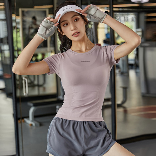 短袖上衣DCW透气健身女