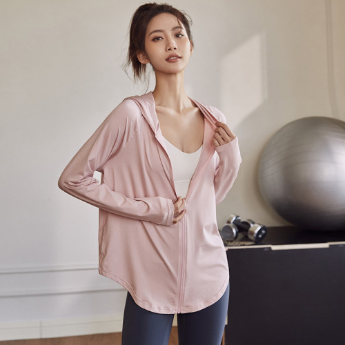 长袖瑜伽DCW上衣宽松女