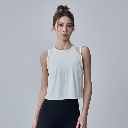 dcw宽松显瘦跑步训练休闲背心女