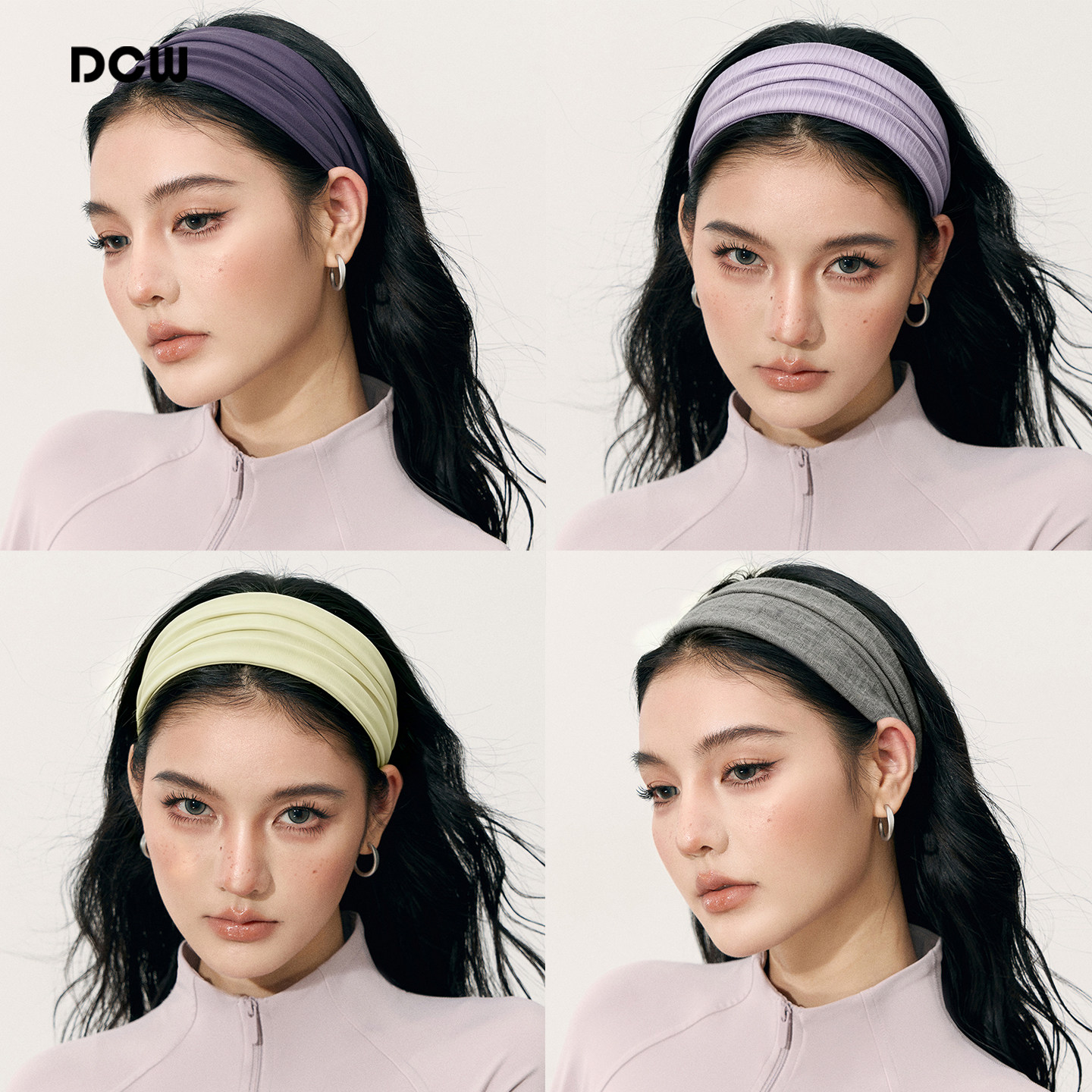 dcw宽边吸汗健身运动瑜伽发带女图片
