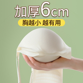 冰丝细肩带外扩内衣女小胸显大聚拢美背加厚6cm胸垫凉感漫画文胸