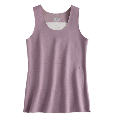 「桑蚕丝羽绒羽毛」打底保暖背心