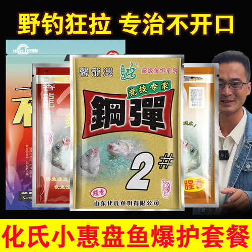 化氏钢弹2号野钓鲫鱼不空军46#鲫