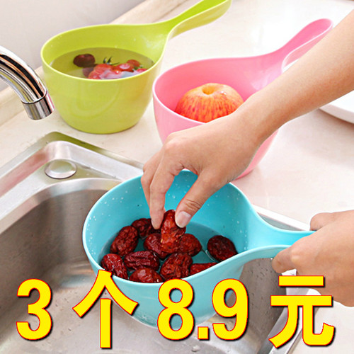舀水瓢塑料厨房用品长柄宝宝洗澡