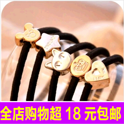 欧美风韩版皮筋饰品发圈