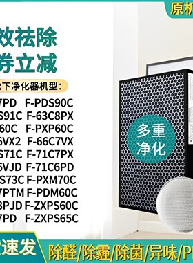 适配松下空气净化器滤网F-66C7VX/F-PXP60C滤芯F-ZXPS60C/71C7PX