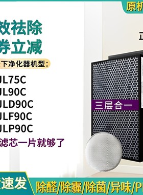 适配松下空气净化器滤网F-VJL75C VJL90C滤芯F-ZJLP/ZJLD/ZJLF90C