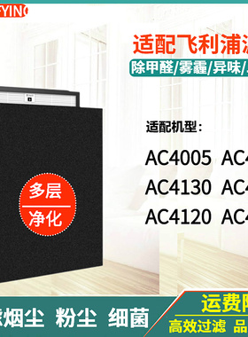 适配飞利浦空气净化器过滤网AC4005/4130/4130M/AC4120滤芯AC4001