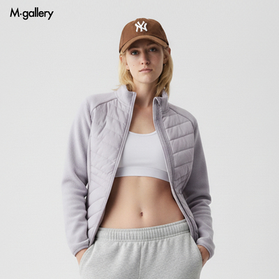 Mgallery羊毛填充防泼水保暖锁温修身显瘦排骨棉服外套25AWWT0006