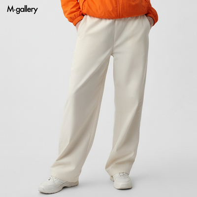 Mgallery90鹅绒填充奥利绒防风保暖百搭长裤直筒休闲裤25AWK0014