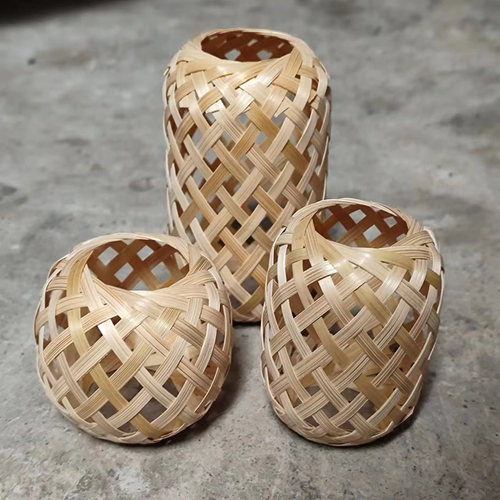 竹编小尺寸灯笼可做灯饰灯笼装饰挂件香包汽车挂件礼品吊饰小物件