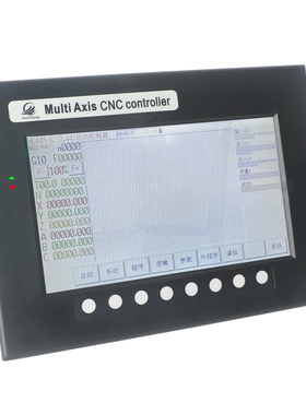 HC40M458M单1-8多轴7 8 10寸步进伺服电机触摸屏手持可编程控制器