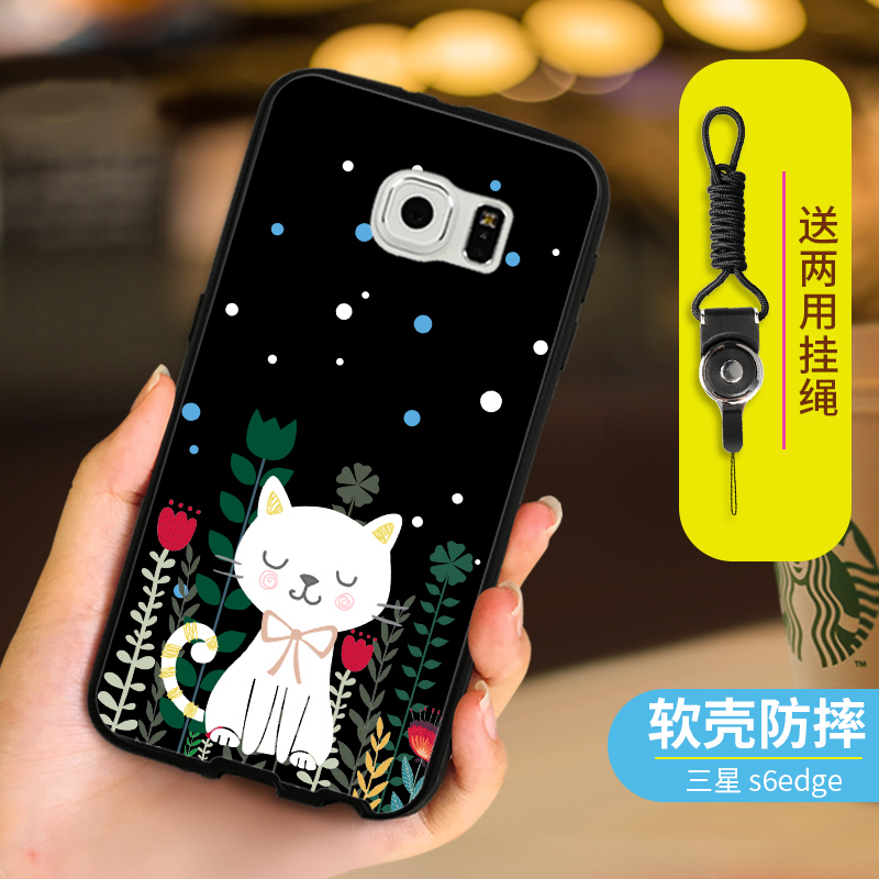 galaxyÈýÐÇS6edgeÊÖ»ú¿ÇÈíÌ×SM-G9250¸ÇÀÖÊÀg952vÇúÃæsmg925f͸Ã÷