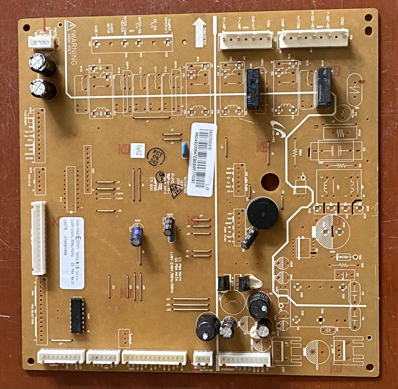 RS542NCAEWW/SC 三星冰箱电脑板 主板 DA92-00647E/U DA41-00831A