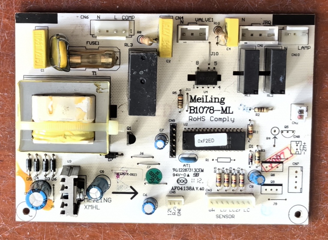 美菱冰箱BCD-450ZE9N电脑板主板 B1078-ML