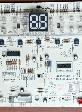 30568258格力5P清新风空调柜机内显示板D815F33D电路板 GRJ303-B7