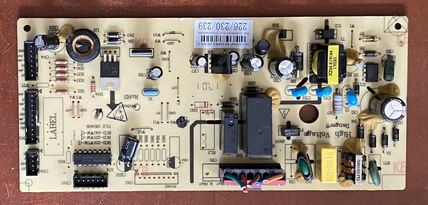 适用美的冰箱电脑板BCD-231WTM-C 17131000000447电源主板主控板