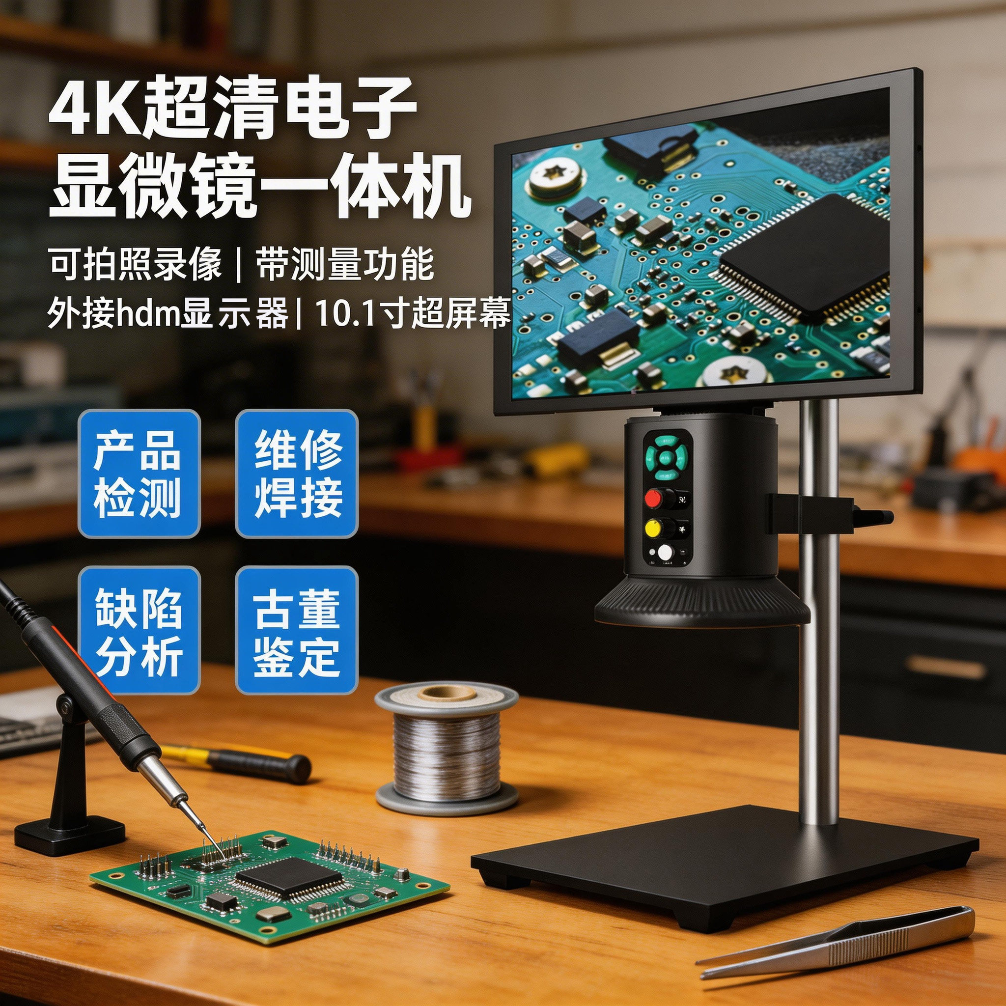 圣创4K电子显微镜一体机