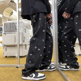 2025春季新款！宽松直筒牛仔裤工艺长裤805-D01-P60控78，男装牛仔裤，星座809B（原星座805）