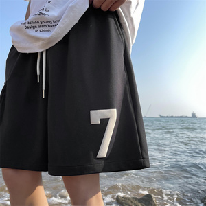 2025夏季新款！款式昨天印花五分休闲短裤 809B-DK08-P45 控58图片