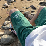 2025夏季新款！宽松直筒刺绣五分休闲裤809B-DK19-P50控68，男装休闲裤，星座809B（原星座805）