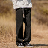 秋季新款!宽松直筒长裤阔腿纯色裤子805-KZ63-P48控68，男装休闲裤，星座809B（原星座805）