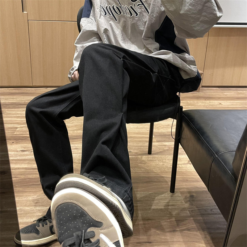 2025秋季新款！个性设计宽松直筒牛仔裤805-KZ83-P55控68,男装牛仔裤,星座809B（原星座805）