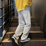 2025秋季新款！宽松直筒牛仔裤纯色裤子805-KZ105-P48控68，男装牛仔裤，星座809B（原星座805）