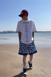 2025夏季新款！宽松印花五分短裤 805-DK02-P35 控48图片