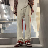 2025春季新款喷漆泼墨宽松直筒牛仔裤805-D19-P55控68，男装牛仔裤，星座809B（原星座805）