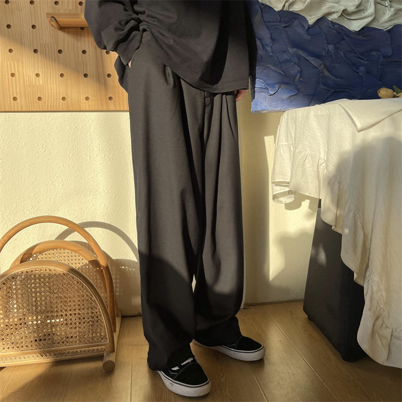 2025春季新款！宽松阔腿休闲裤直通西裤805-T56-P60控78,男装西裤,星座809B（原星座805）