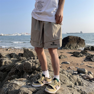 2025夏季新款！宽松直筒刺绣五分休闲裤 809B-DK19-P50 控68图片