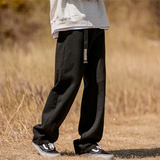 秋季新款!宽松直筒长裤阔腿纯色裤子805-KZ63-P48控68，男装休闲裤，星座809B（原星座805）