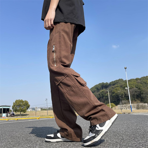 2025春季新款！帅气 宽松直筒阔腿工装长裤 809B-D81-P65 控88图片
