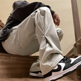 2025秋季新款！个性设计宽松直筒牛仔裤805-KZ83-P55控68，男装牛仔裤，星座809B（原星座805）