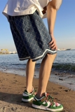 2025夏季！宽松阔腿牛仔短裤个性帅气五分裤子805-C73-P48控60，男装牛仔裤，星座809B（原星座805）