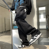 2025春季新款宽松直筒十字架牛仔裤XZ805-AE35-P55控68，男装牛仔裤，星座809B（原星座805）