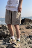 2025夏季新款！宽松直筒刺绣五分休闲裤809B-DK19-P50控68，男装休闲裤，星座809B（原星座805）