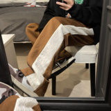 2025秋季新款！宽松直筒拼接个性休闲裤805-KZ108-P60控78，男装休闲裤，星座809B（原星座805）