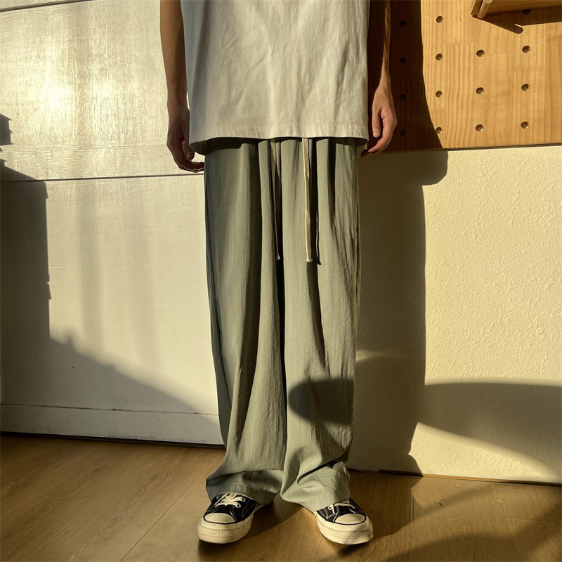2025夏季新款！宽松直筒休闲裤809B-D35-P48控68,男装休闲裤,星座809B（原星座805）