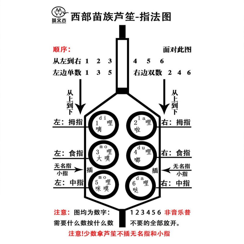 西部方言苗族芦笙电子版教学书一套大师编撰进网课班终身免费教学