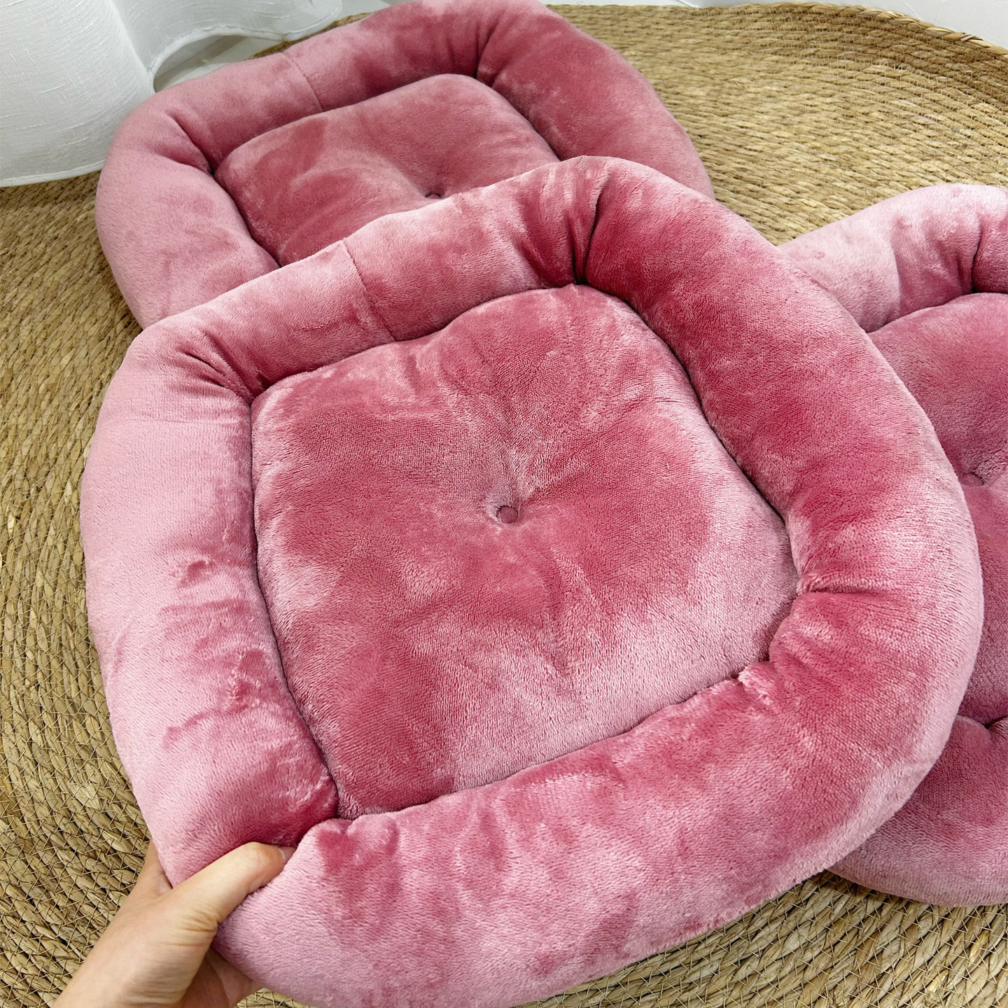 微瑕疵小粉垫子~46*42cm的小型犬幼犬狗窝 小奶狗小奶猫保暖狗窝,宠物/宠物食品及用品,狗窝/屋/帐篷/沙发,淘宝优惠券,粉丝福利购,淘宝优惠卷
