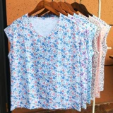 Хлопковый кардиган, летняя тонкая хлопковая майка, большой размер, для среднего возраста